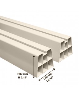 PVC GROUND SUPPORTS 80 mm...